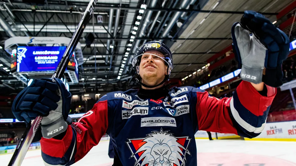 Vilmos Galló hade all anledning att vara nöjd med sin debutmatch för Linköping.