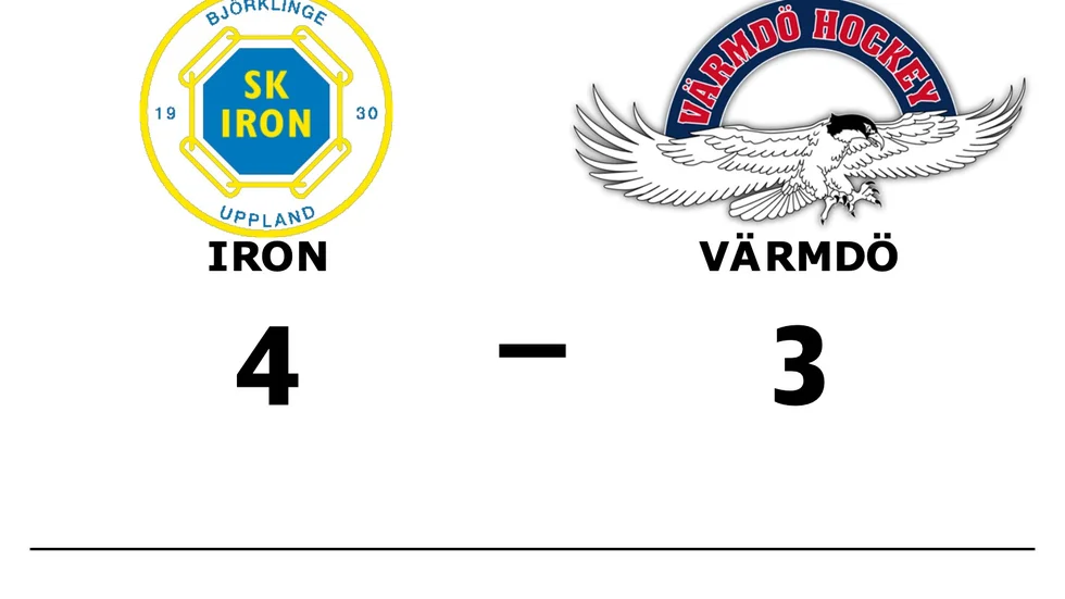 SK Iron Hockey vann mot Värmdö HC