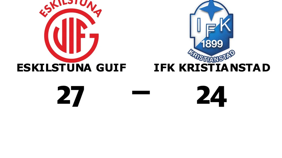 Eskilstuna Guif vann mot IFK Kristianstad
