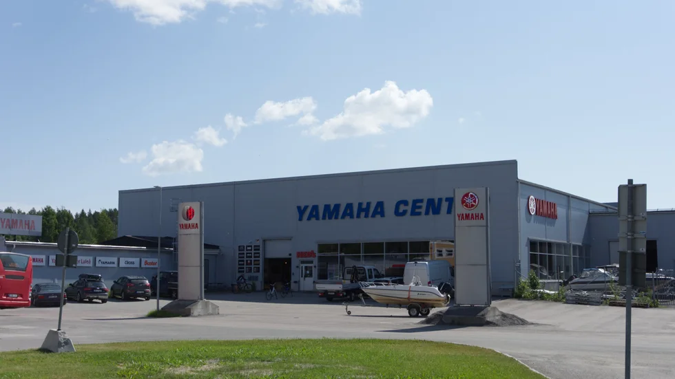 Yamaha Center i Luleå. 