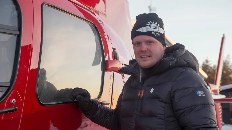 "Vi fick tilldelningsbeslutet om vi vunnit anbudet den 15 mars. Brandekämpning är viktigt", säger Joakim Öberg, vice vd och pilot vid Kallaxflyg, (Arkivbild).