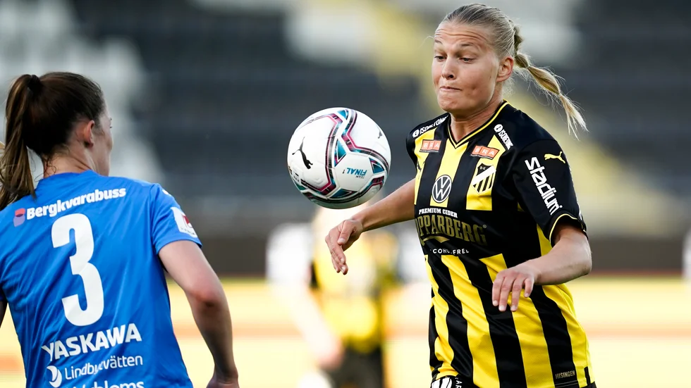 Häckens Stine Larsen missar resten av säsongen. Arkivbild.