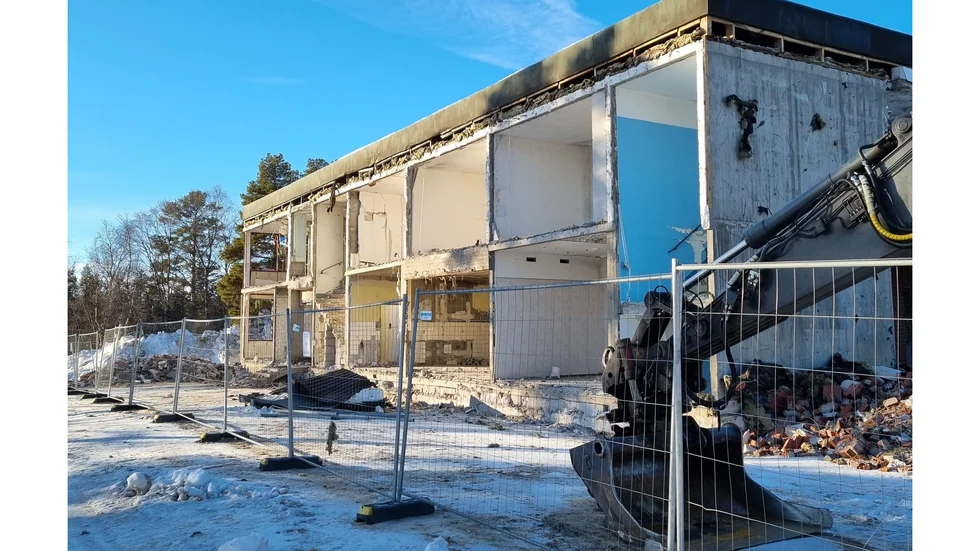  I slutet av 2022 påbörjades rivningsarbetet.