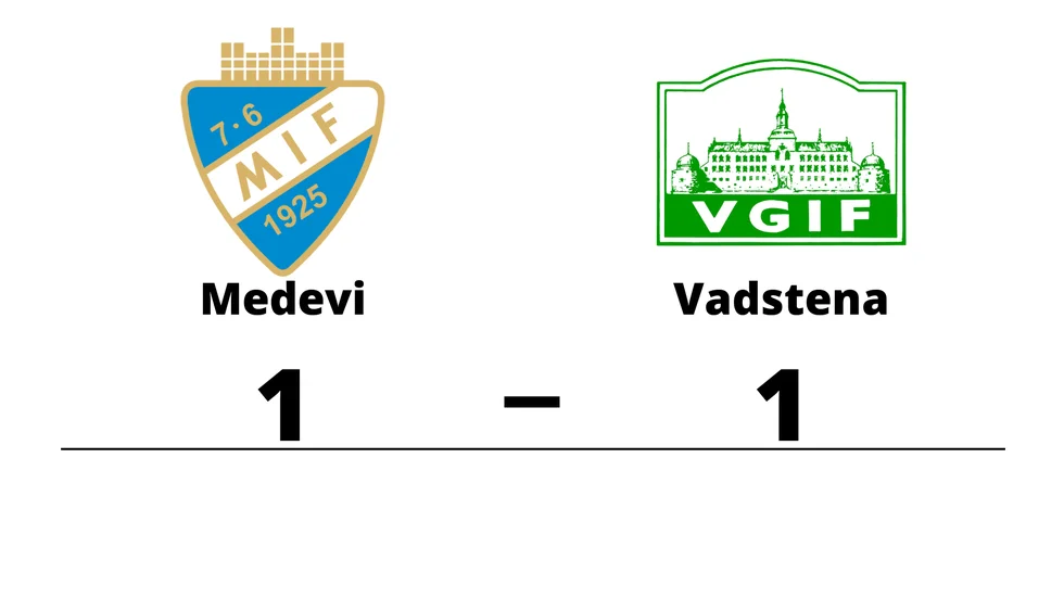 Medevi IF spelade lika mot Vadstena GIF B