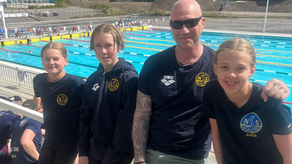 Tre simmare från Nyköpings Simsällskap  ställde upp i Filbyter cup; Einar Sterve, Julia Brunelius och Julia Kristoffersson.