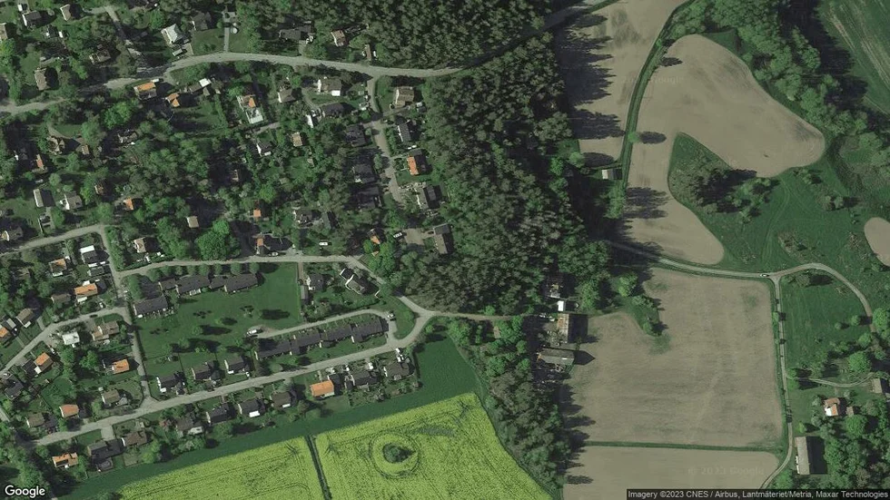 Området kring Skogsvägen 4