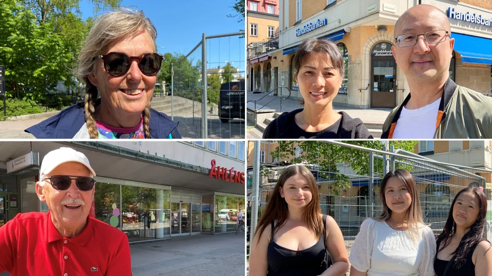 Ovan från vänster: Monika Karlsson, Huong Nguyen och Lao Nguyen. Under från vänster: Lennart Vikner, Jasmina Zaharane, Cindy Dang och Lotta Luu.