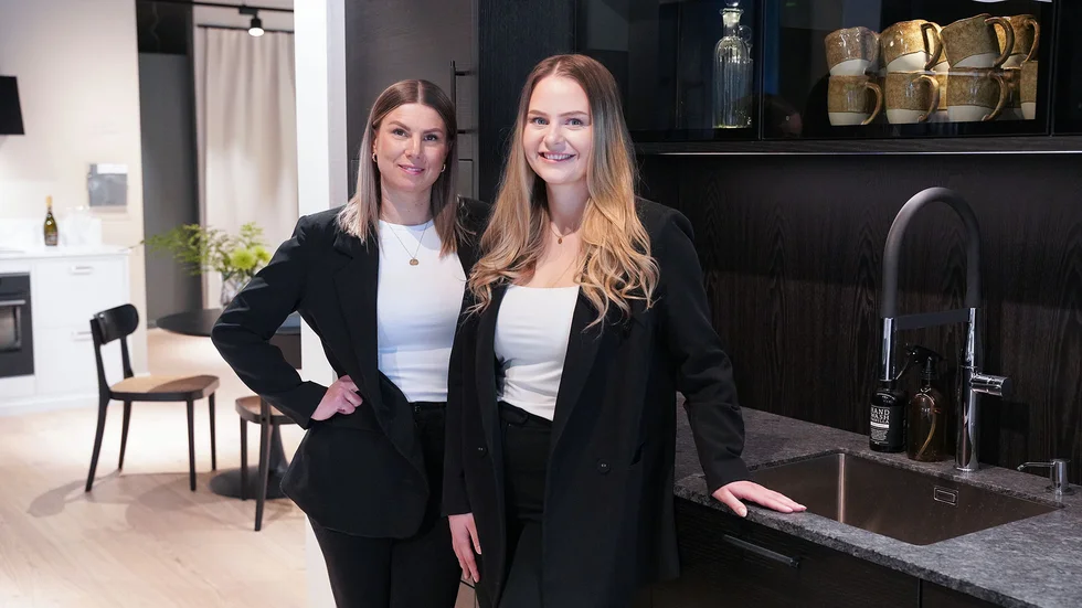 När Johanna Lilja och Cornelia Nordström blickar framåt ser de många möjligheter med butiken: ”Vi vill kunna hyra ut lokalen för olika event till både företag och privatpersoner. Det finns stor potential i vår lokal”.