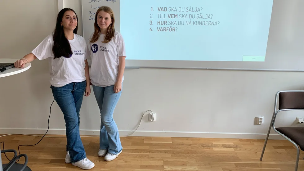 Sara Nayosh och Elsa Werthén engagerar sig i Nyköpings trygghet. 
