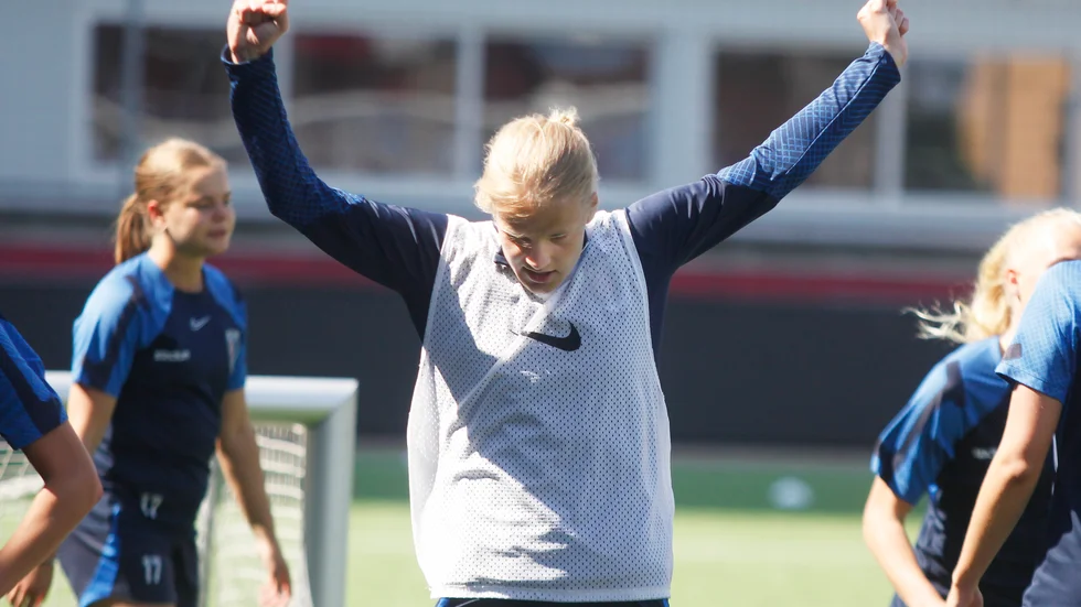 Eskilstuna Uniteds rutinerade anfallare Kaisa Collin är tillbaka i matchtruppen igen efter förra veckans bakslag.