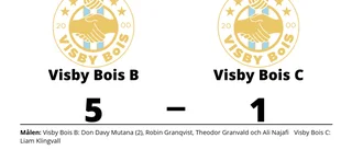 Visby Bois B ny serieledare efter seger