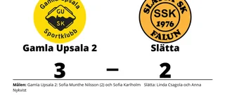 Sofia Munthe Nilsson gjorde två mål när Gamla Upsala 2 vann