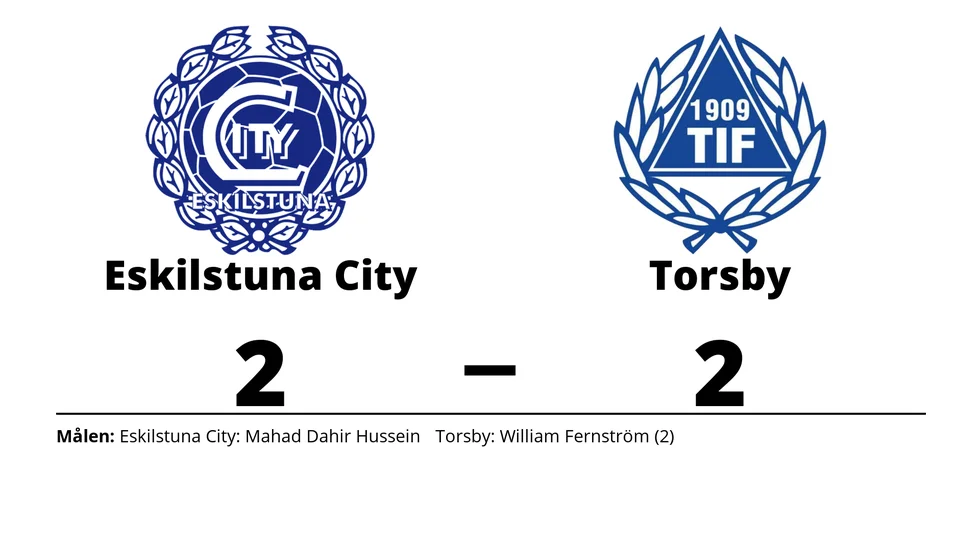 Eskilstuna City FK spelade lika mot Torsby IF