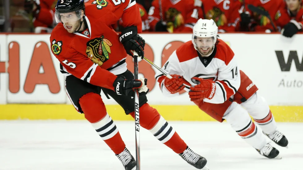 David Rundblad, till vänster, är klar för Modo. Arkivbild.