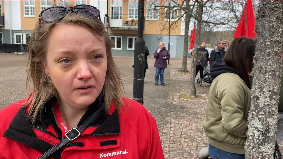 "Det blir ohälsa om man drar ner på personalen", säger Kaiza Larsson, ordförande för Kommunals sektion Hultsfred-Högsby.