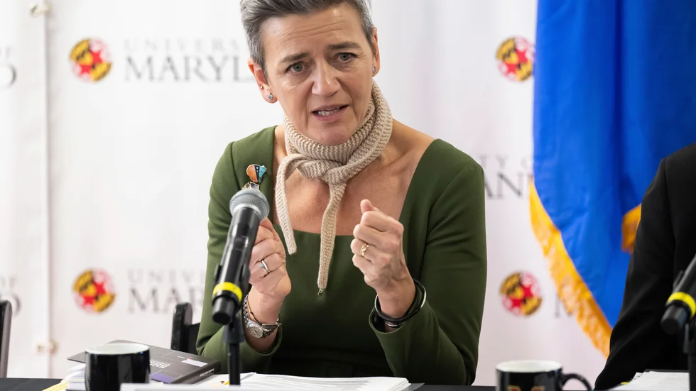 Regeringen väntar på besked från EU:s konkurrenskommissionär Margrethe Vestager om den skatteregler för biogas i Sverige. Det kan ta tid. Arkivbild.