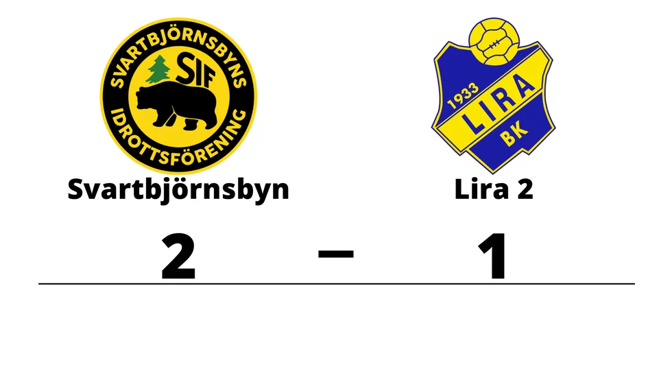 Svartbjörnsbyns IF vann mot Lira BK 2