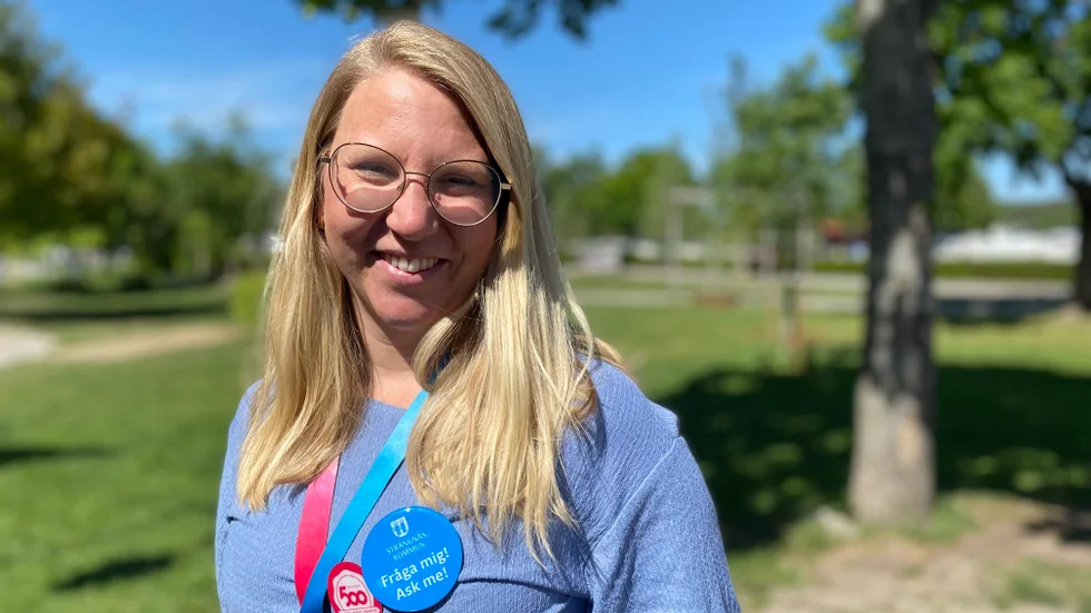 Frida Fallström, enhetschef på scen- och kulturproduktion, är en av dem som jobbat med värdskapet inför Sommarfesten.