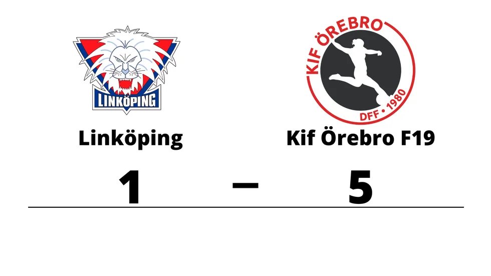 Linköpings FC förlorade mot KIF Örebro DFF