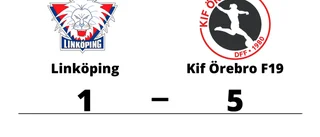 Linköping föll mot Kif Örebro F19