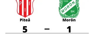 Piteå vinnare mot Morön i P 17 Div 1 Region 6 Grupp 1