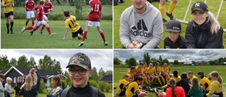 Sol, godisregn, ankrace och en massa fotboll – publikfest i Kåge