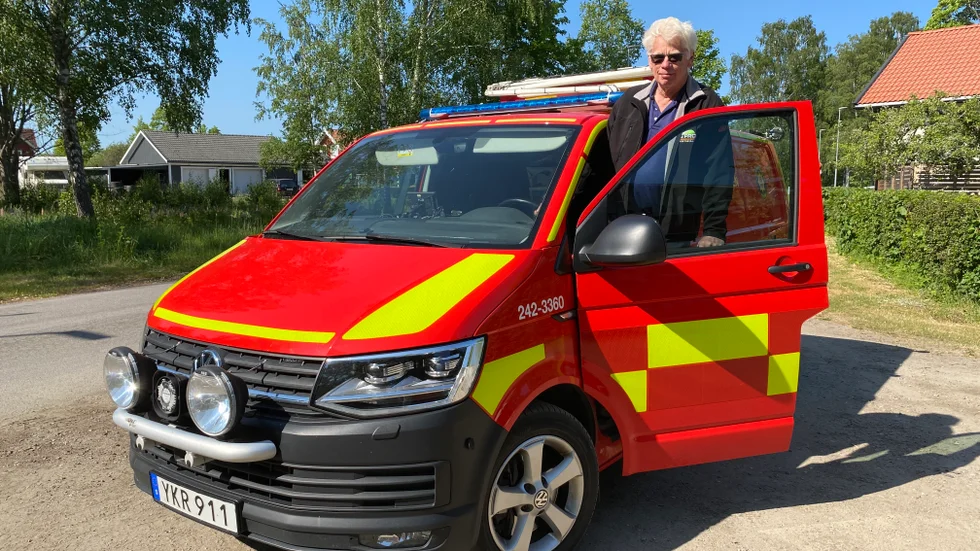 Efter 38 år som deltidsbrandman slutar 65-årige Bert Egnell.