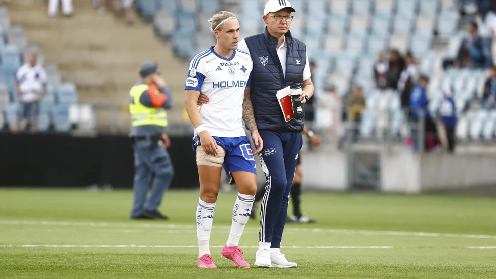 Sista matchen tillsammans. Glen Riddersholm och Arnór Sigurdsson har kamperat färdigt ihop. "En av de bästa jag haft", är IFK-tränarens betyg.