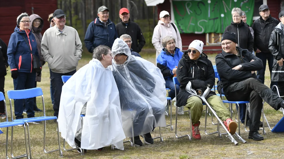 När solen äntligen tittade fram en kort stund under Ursinning Festival i Jörn så blev det ett ”love moment”.