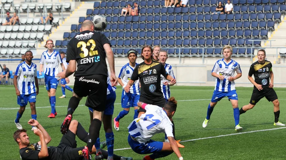 AFK Linköping, här en bild från förra säsongen, vann mot Mjölby AI i en träningsmatch med 2–0.