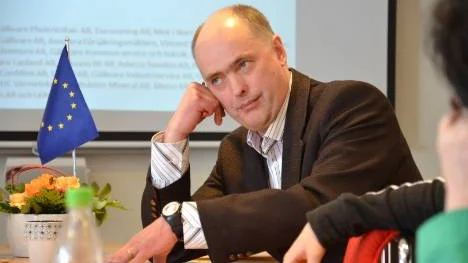 Kjell-Åke Johansson, vd för Expandum, ser det som en utmaning att använda de 5,7 EU-miljonerna till att stärka kompetensen bland personal i Gällivare.FOTO: Sandra Daniloff