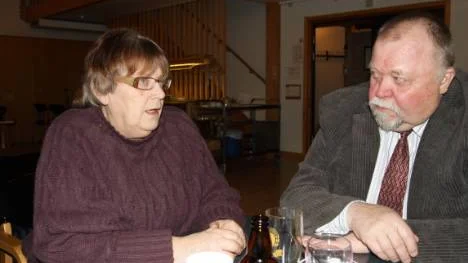 Anne-Gerd Jonassen och Tore Hjort är överens om framtida samarbete mellan föreningen för Kvener och för Tornedalingar.
