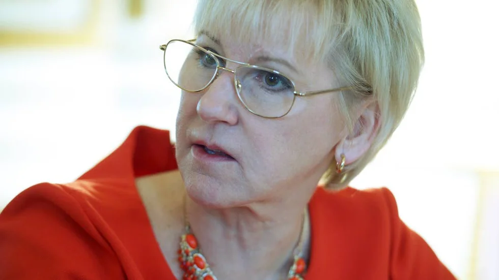 Margot Wallström. Ville ha en feministisk utrikespolitik.