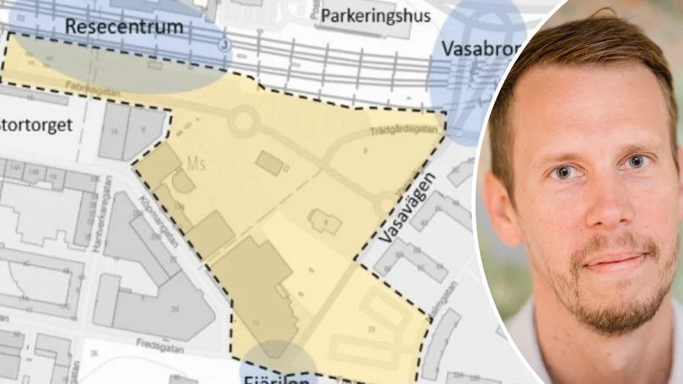 "Syftet med det nya Triangelområdet är bland annat att öka centrala Katrineholms attraktivitet och möjliggöra en stadskärna för gående och cyklister men det kommer givetvis också att finnas parkeringsmöjligheter för bilister", skriver Erik Bjelmrot, Katrineholms kommun.