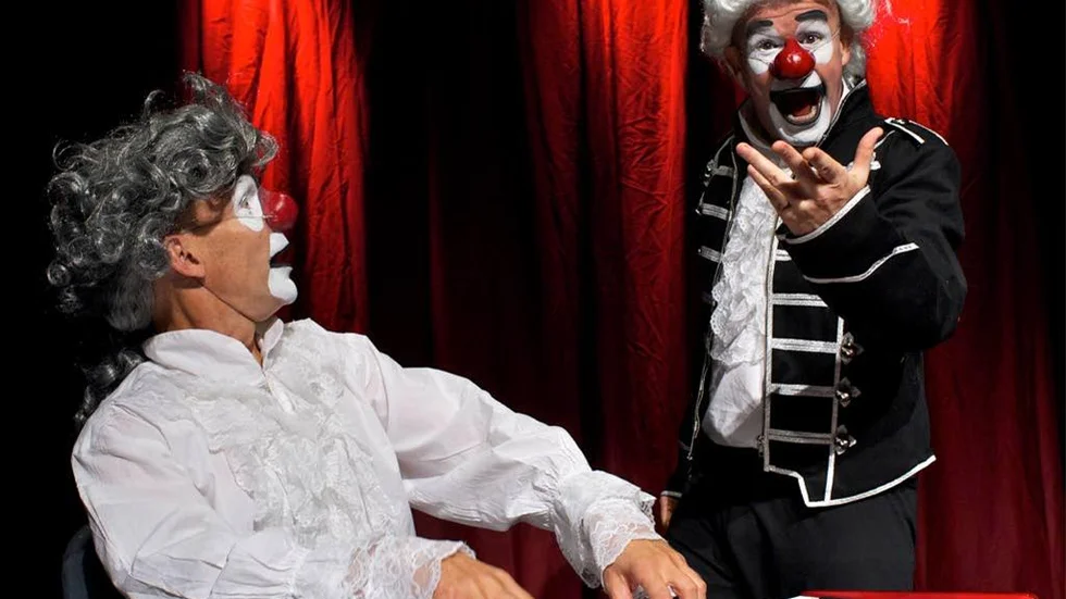123 Schtunk med föreställningen "Mozart" Dick Karlsson och Lasse Beischer.
Foto: Henri Kokko