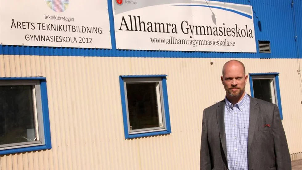 Robert Obing anser att nya programmet regional yrkessvenska, RYS, startar i ett passande läge för Allhamra teknikcollege.