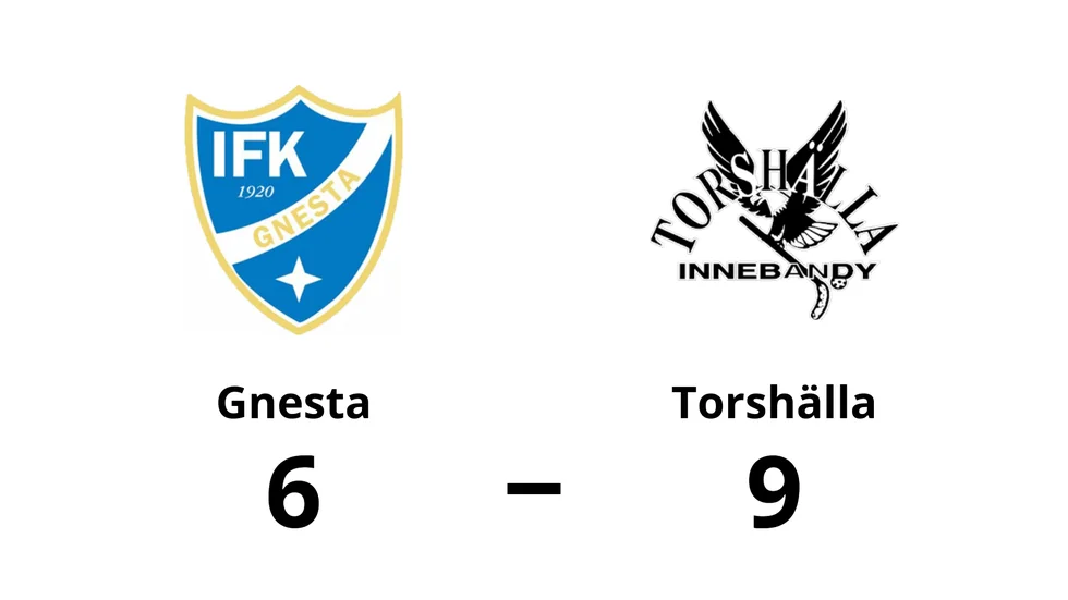 IFK Gnesta förlorade mot Torshälla IBK