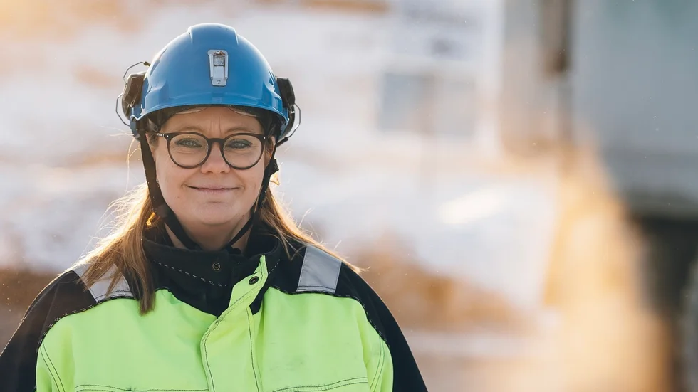 "För att få fortsätta brytningen i underjordsgruvan måste vi ansöka om en ny koncession varje eller vartannat år", berättar Åsa Corin.