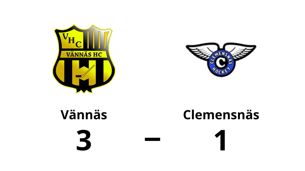 Vännäs vann mot Clemensnäs HC
