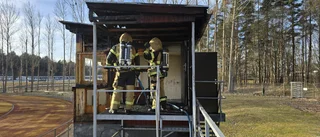 Byggnad på idrottsplats förstördes i brand – för andra gången