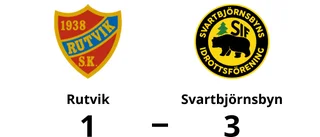 Svartbjörnsbyn segrare borta mot Rutvik