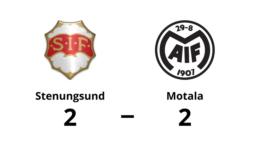 Stenungsund spelade lika mot Motala