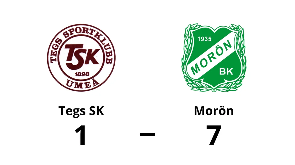 Tegs SK Fotboll förlorade mot Morön BK