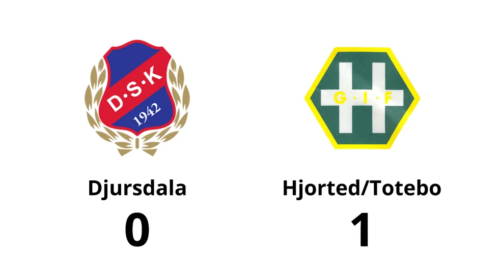 Djursdala SK förlorade mot Hjorted/Totebo