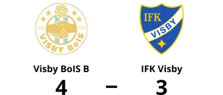Seger för Visby BoIS B i toppmatchen mot IFK Visby
