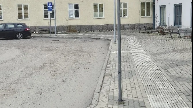 Vägmärke C39 vid Nyköpings lasarett