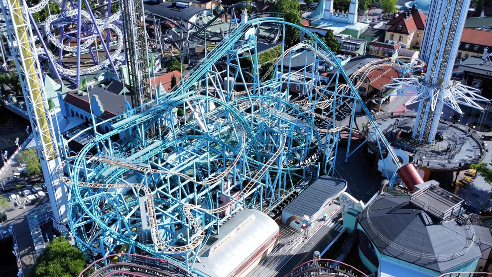 Elever från Skiftingehus skola vill ha säkrare bergochdalbanor. På bilden Jetline på Gröna Lund, där en dödlig olycka inträffade 2023.