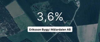 Så gick det för Eriksson Bygg i Mälardalen AB senaste året