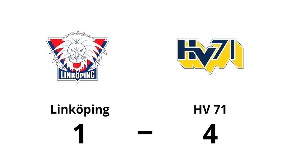 Linköping HC förlorade mot HV 71