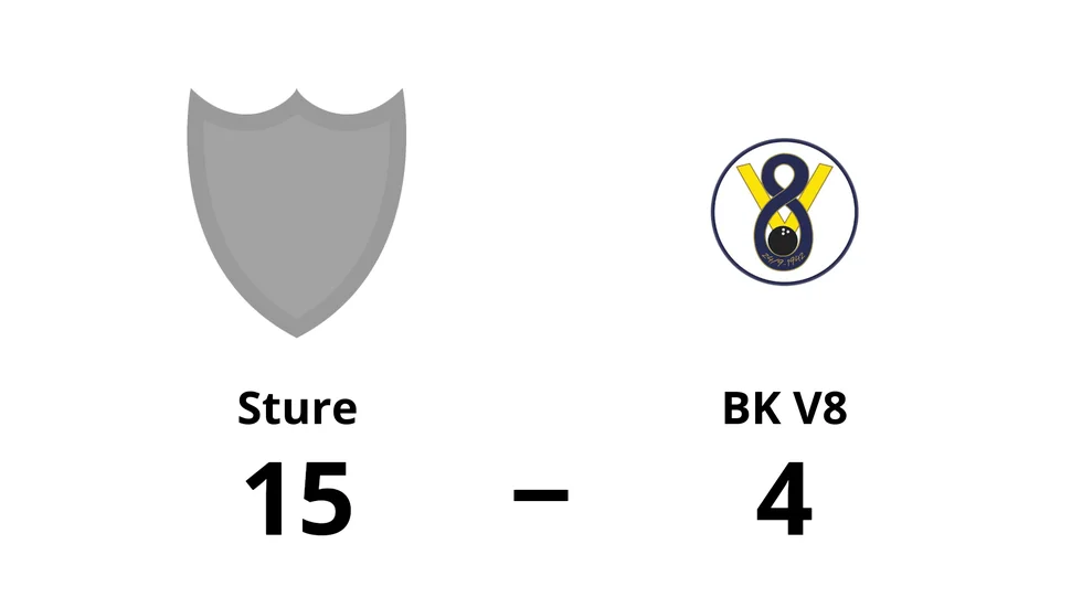 BK Sture vann mot BK V8